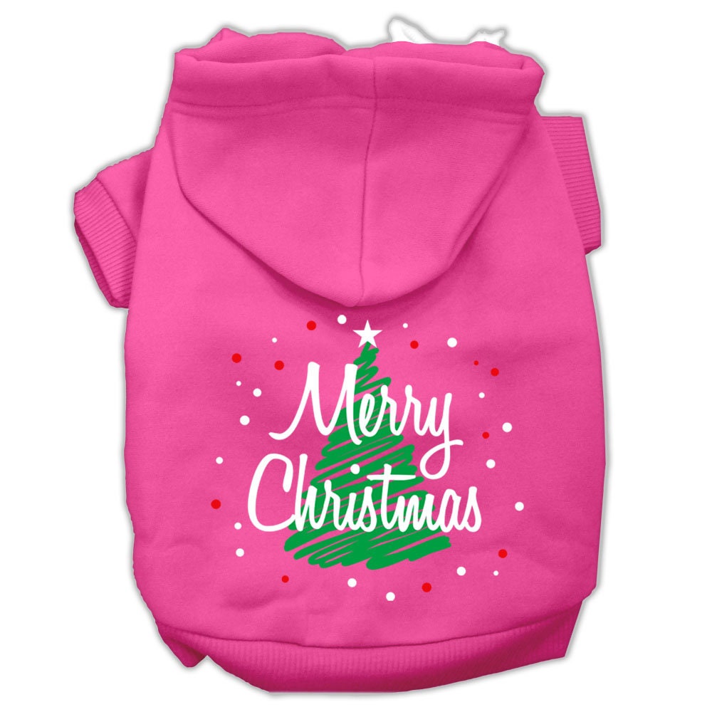 As You Wish Apparel – "Scribble Merry Christmas" Pet Hoodie