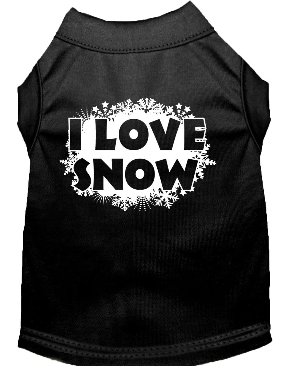 As You Wish Apparel – "I Love Snow" Christmas Pet Shirt
