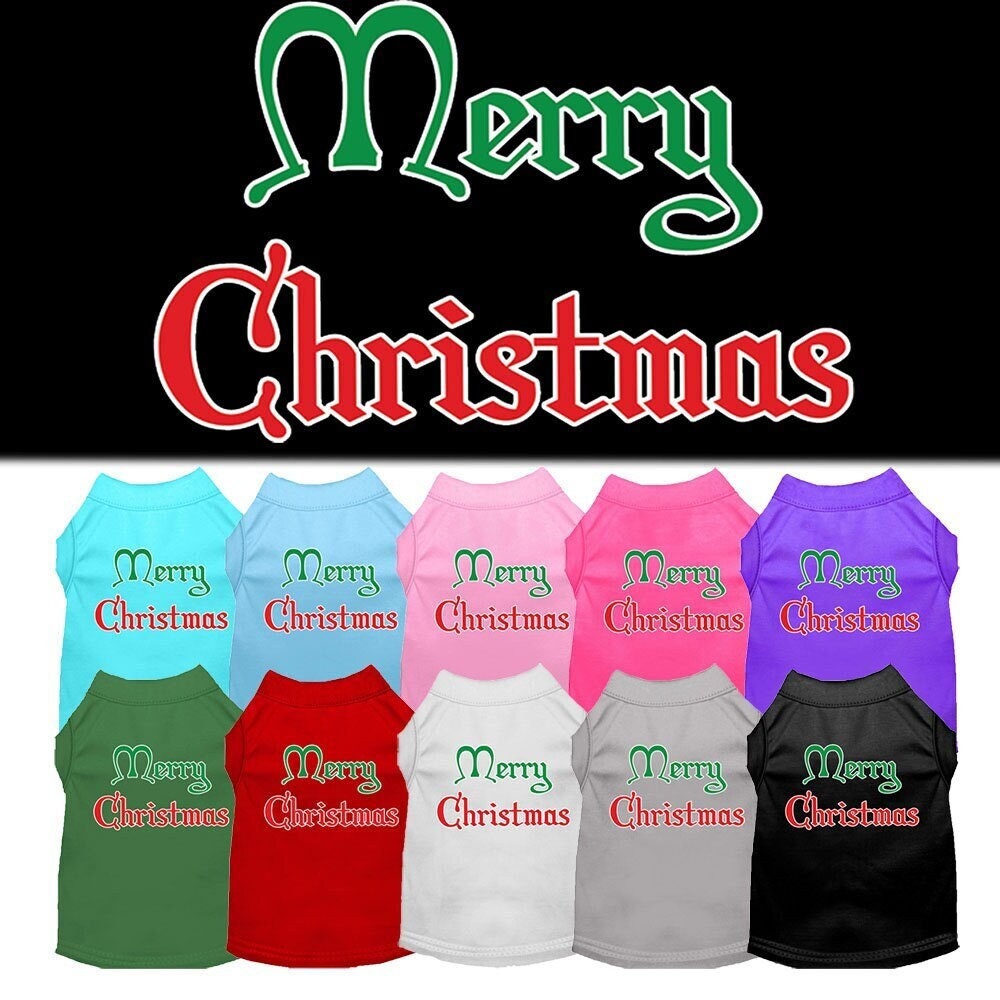 As You Wish Apparel – "Merry Christmas" Pet Shirt