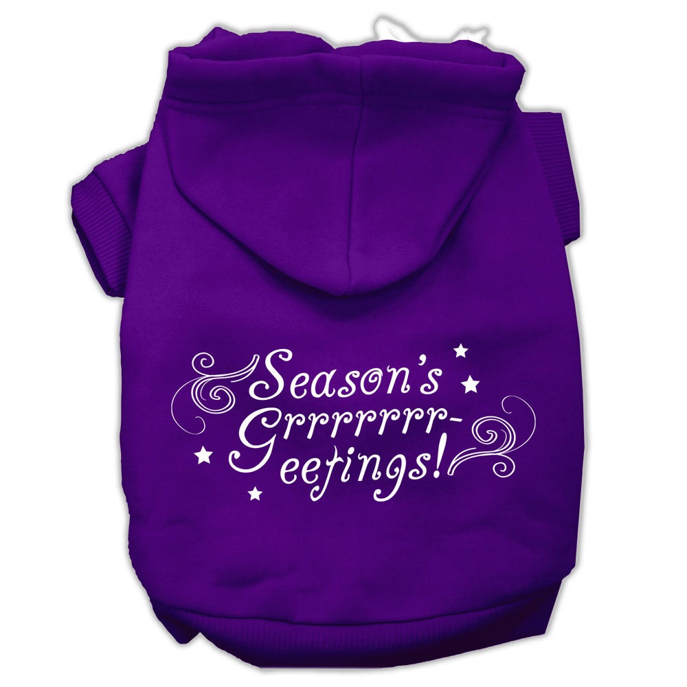 As You Wish Apparel – "Seasons Greetings" Christmas Pet Hoodie