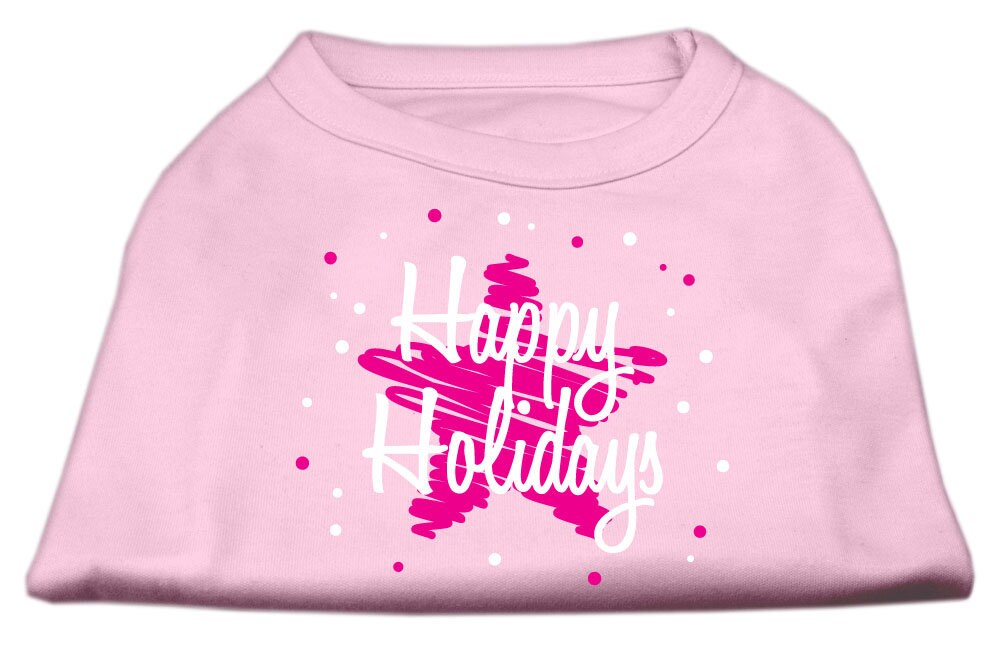 As You Wish Apparel – "Scribble Happy Holidays" Christmas Pet Shirt