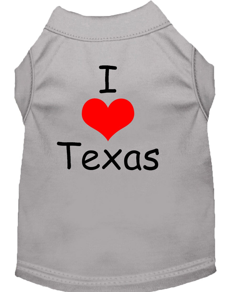 As You Wish Apparel – I Love Texas Pet Shirt