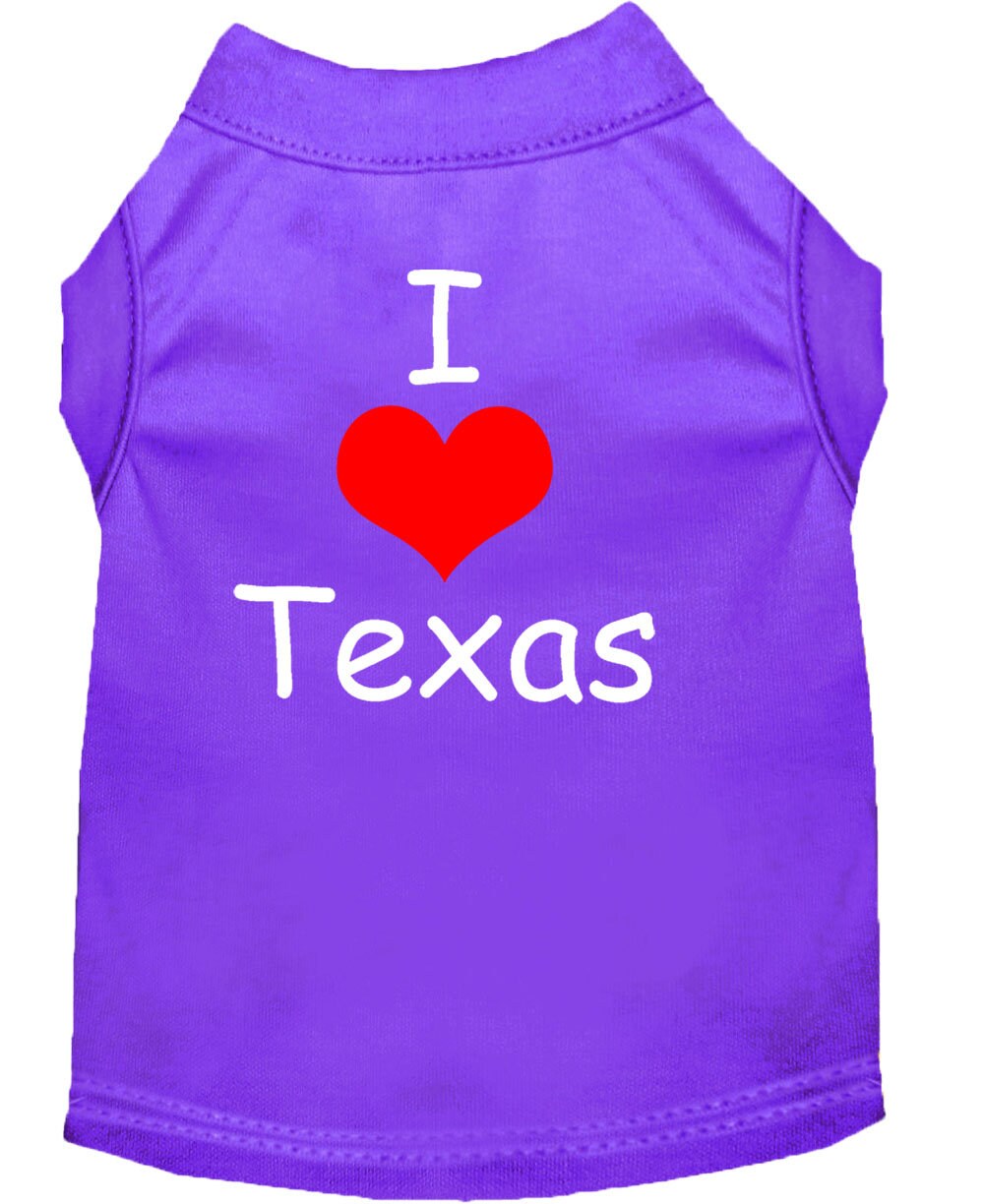 As You Wish Apparel – I Love Texas Pet Shirt