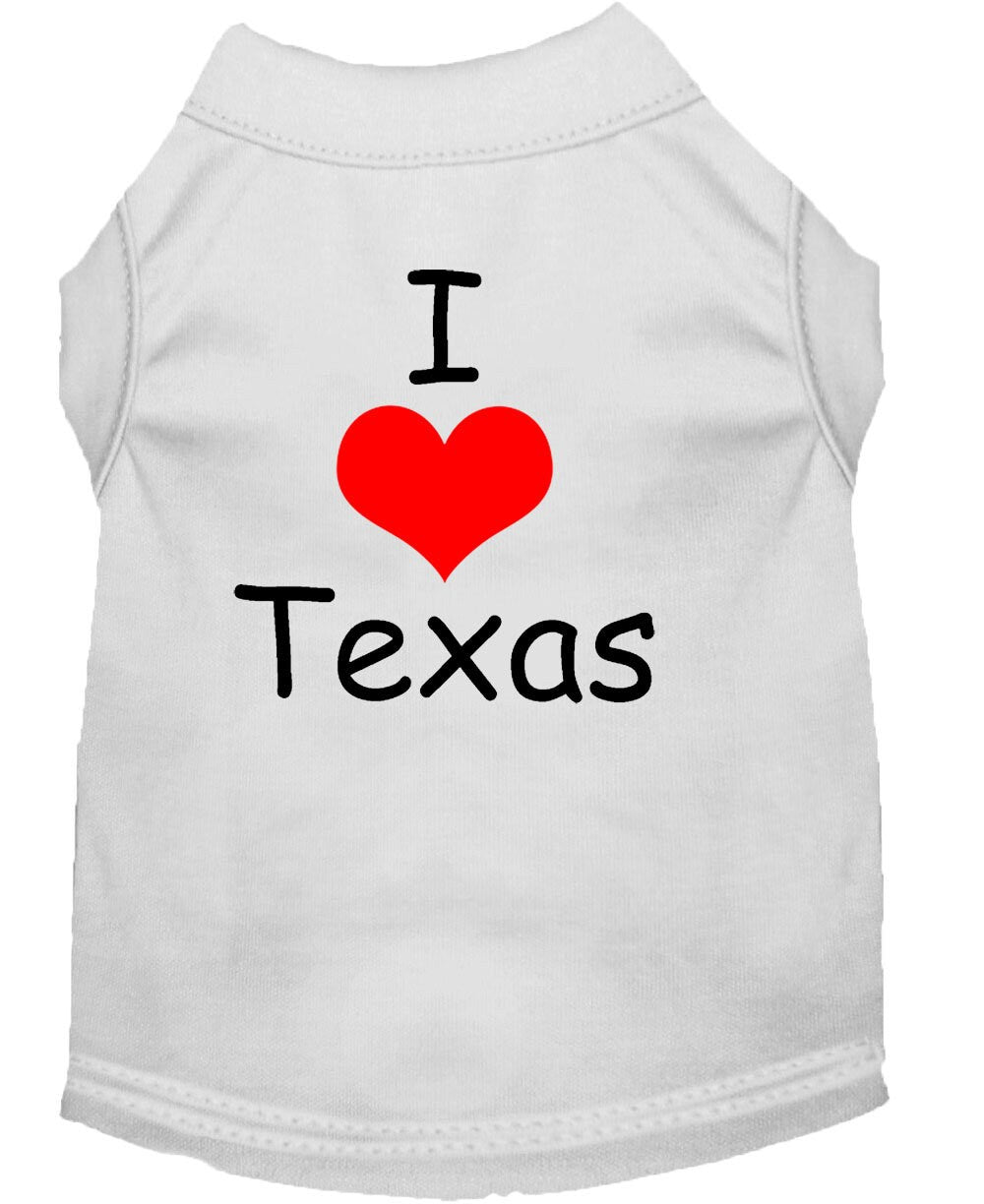 As You Wish Apparel – I Love Texas Pet Shirt