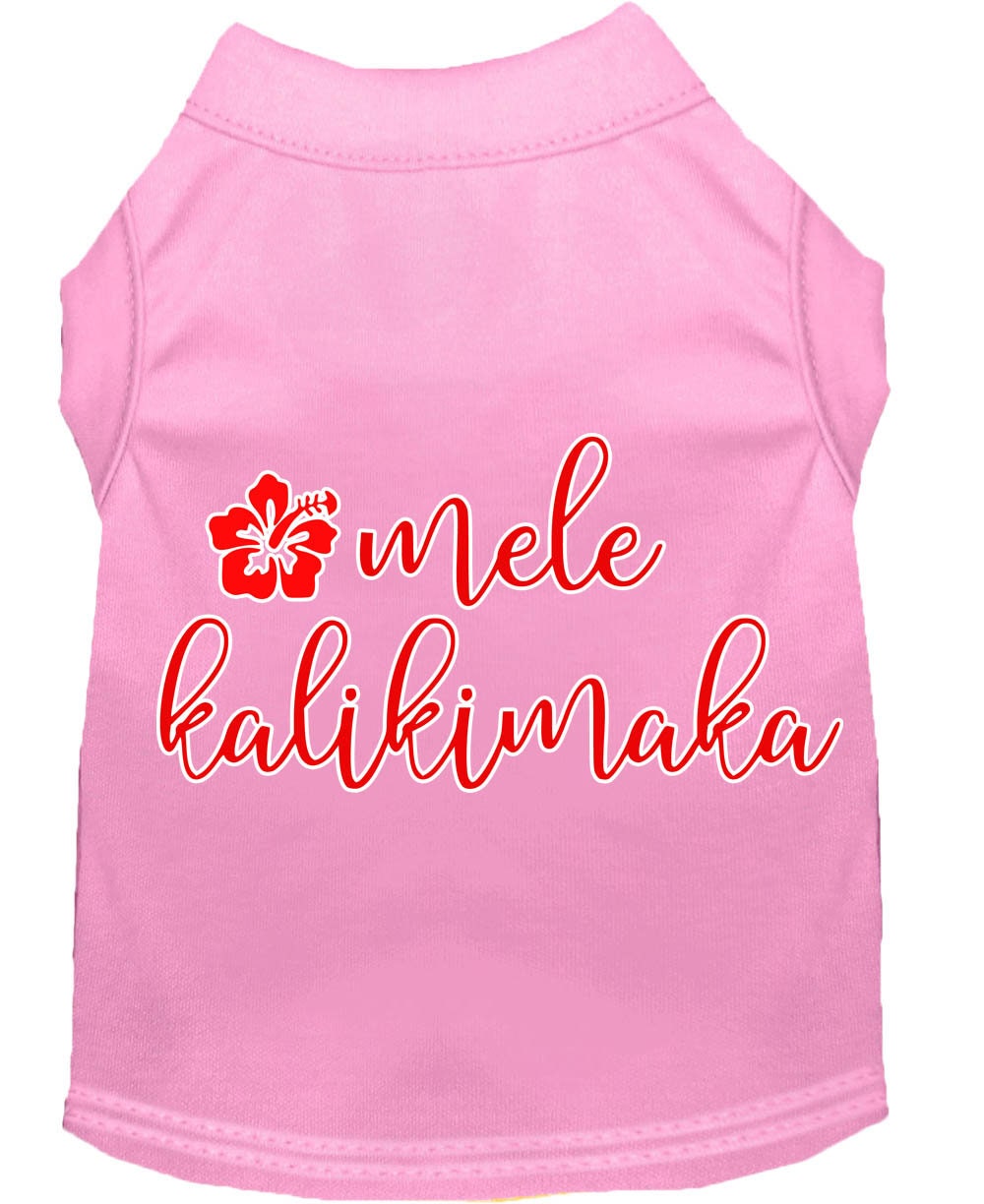 As You Wish Apparel – "Mele Kalikimaka" Christmas Pet Shirt