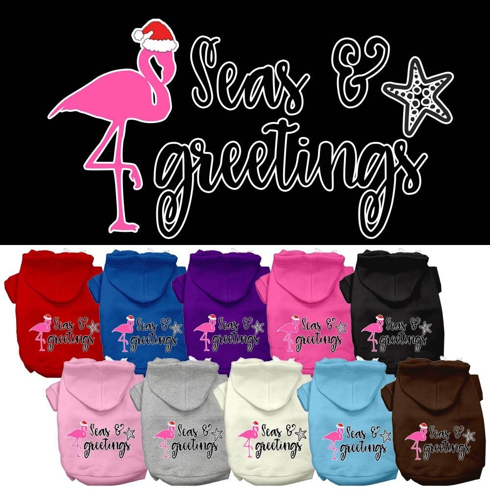 As You Wish Apparel – "Seas & Greetings" Christmas Pet Hoodie