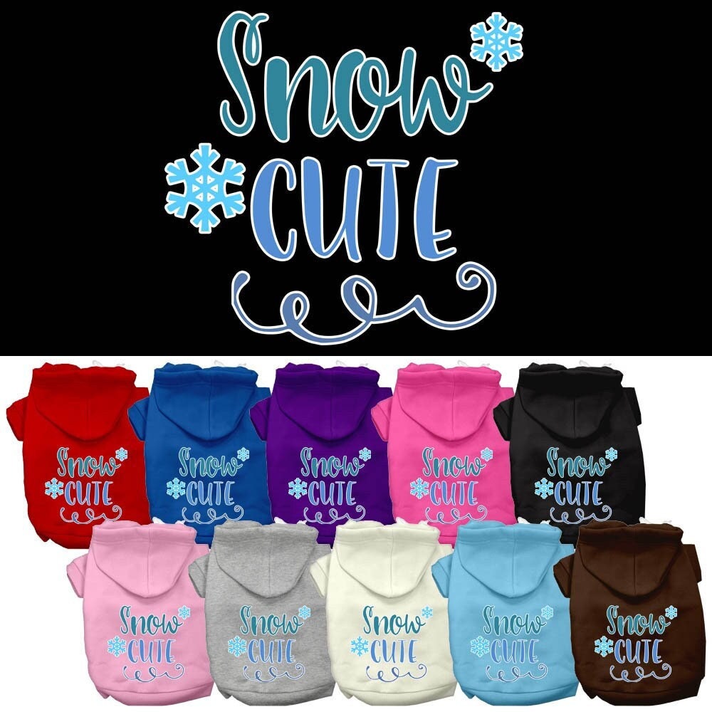 As You Wish Apparel – "Snow Cute" Christmas Pet Hoodie