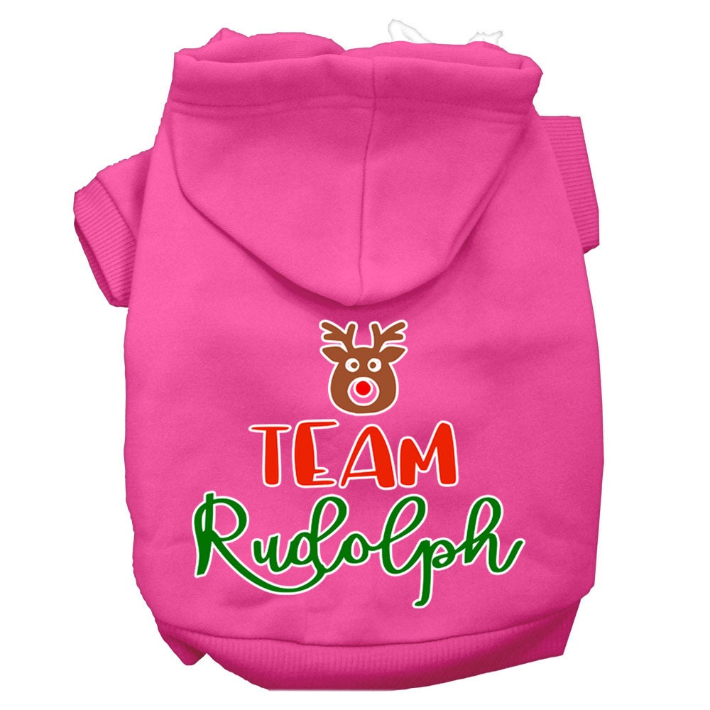 As You Wish Apparel – "Team Rudolph" Christmas Pet Hoodie