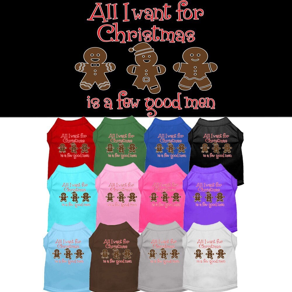 As You Wish Apparel – "All I Want For Christmas Is A Few Good Men" Pet Shirt