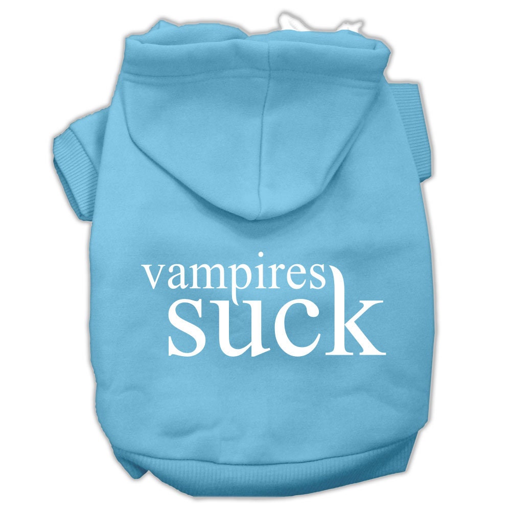 As You Wish Apparel "Vampires Suck" Halloween pet hoodie