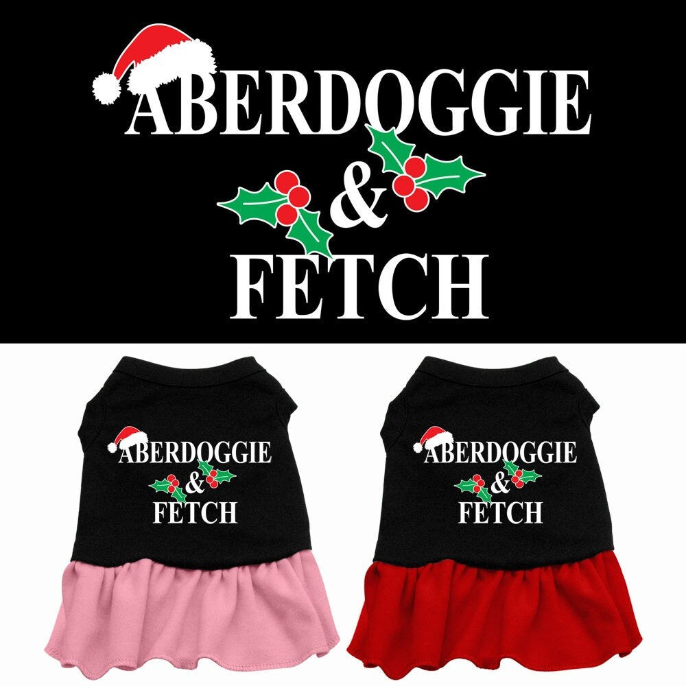 As You Wish Apparel – "Aberdoggie Christmas" Pet Dress
