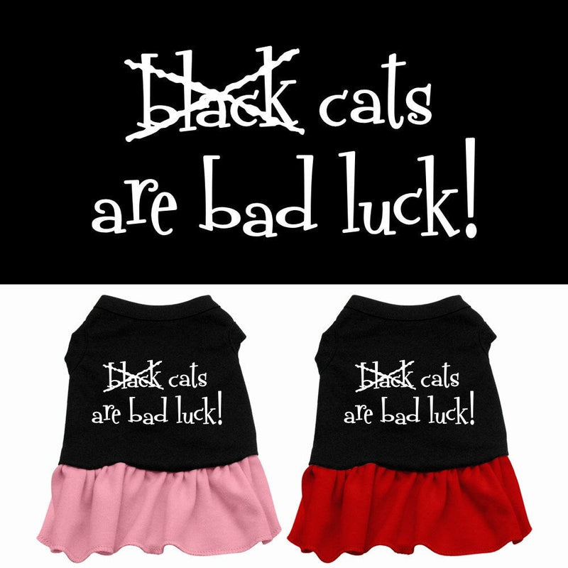 As You Wish Apparel – "Black Cats Are Bad Luck" Halloween Pet Dress
