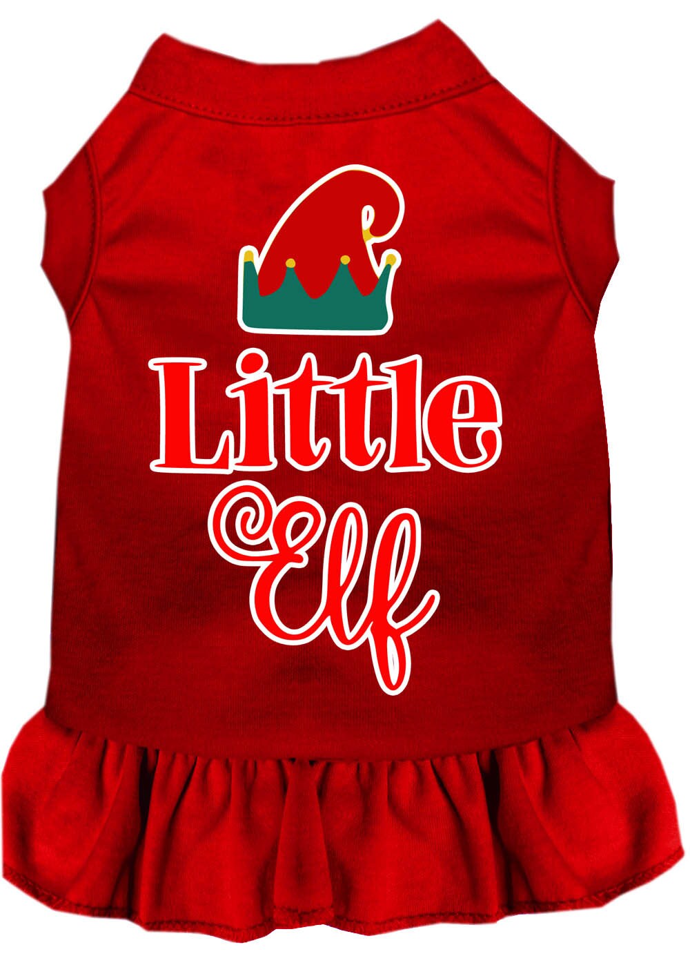 As You Wish Apparel – "Little Elf" Christmas Pet Dress