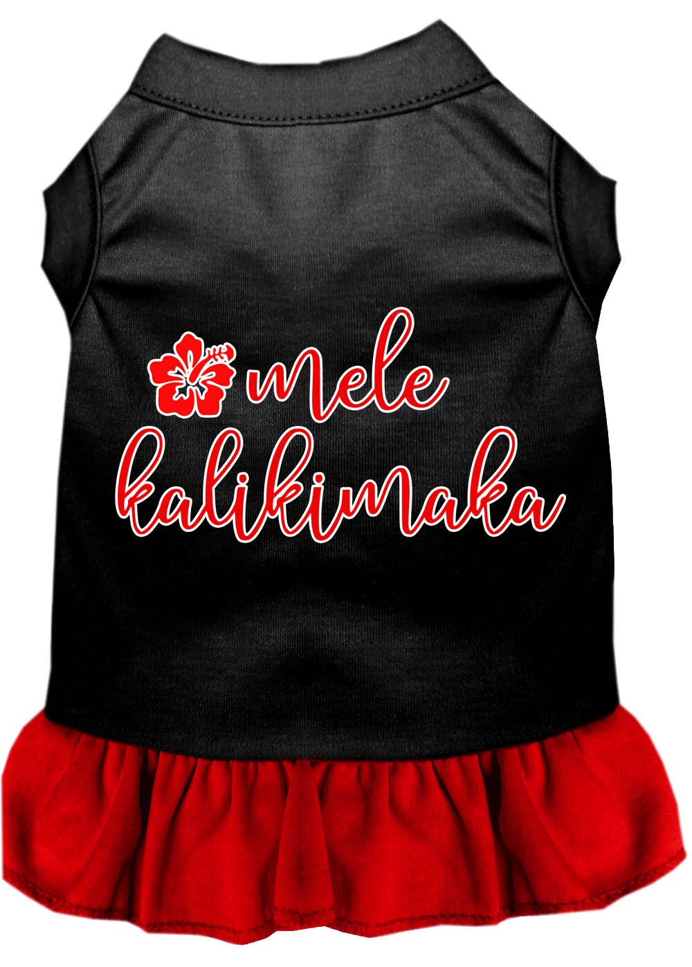 As You Wish Apparel – "Mele Kalikimaka" Christmas Pet Dress