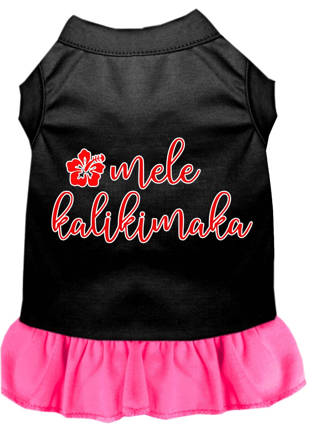 As You Wish Apparel – "Mele Kalikimaka" Christmas Pet Dress
