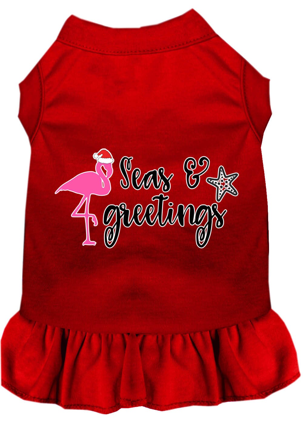 As You Wish Apparel – "Seas and Greetings" Christmas Pet Dress