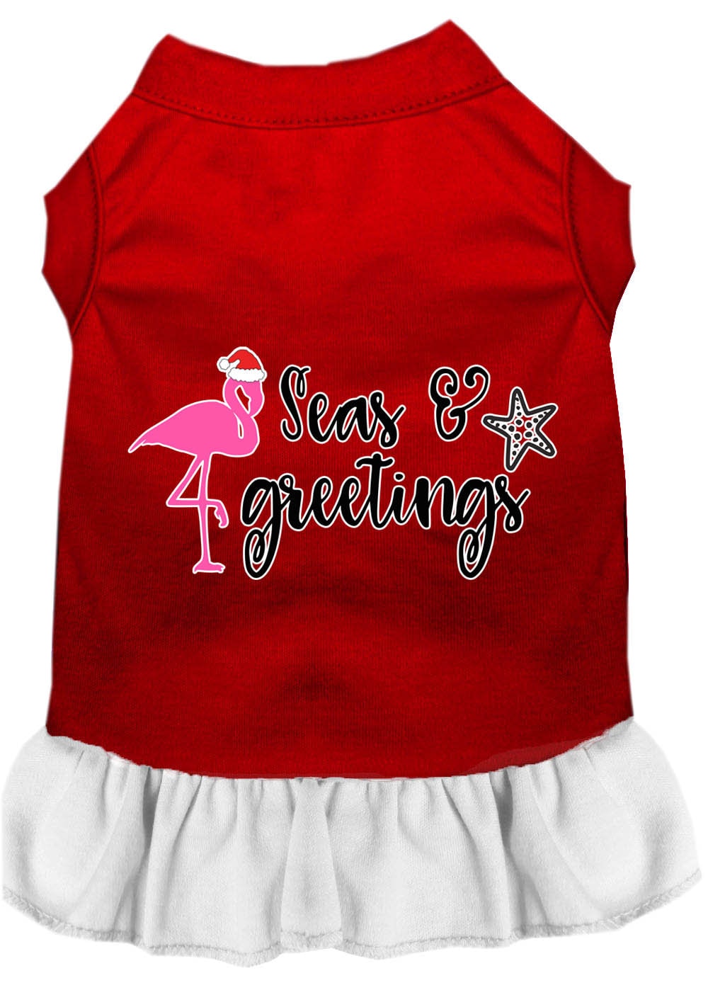 As You Wish Apparel – "Seas and Greetings" Christmas Pet Dress