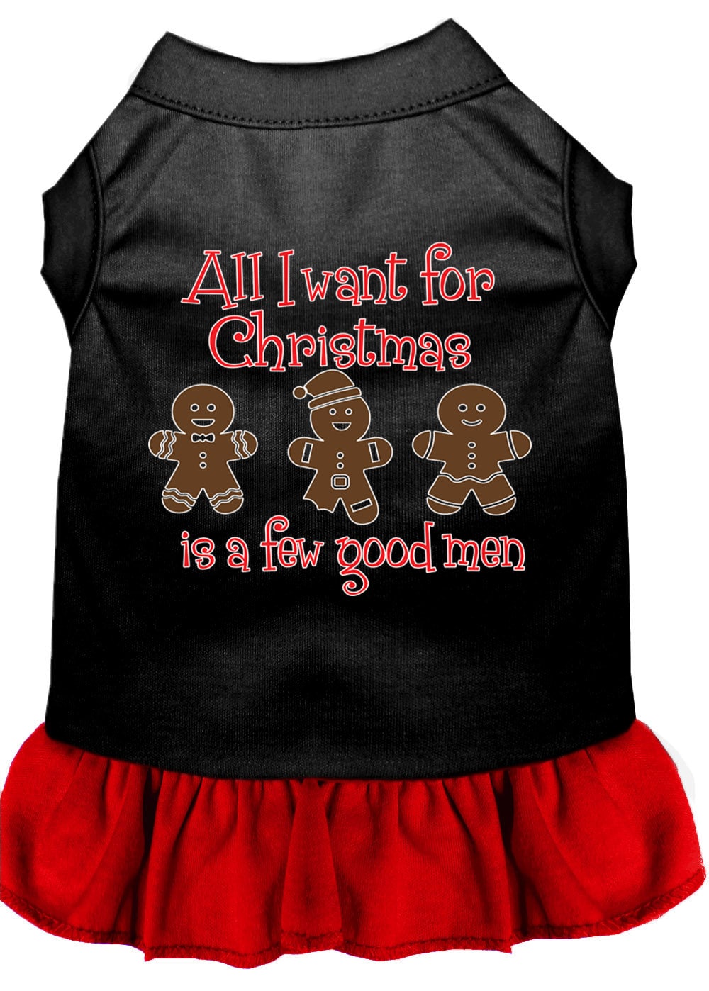 As You Wish Apparel – "All I Want For Christmas Is A Few Good Men" Pet Dress