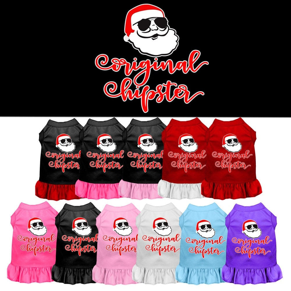 As You Wish Apparel – "Original Hipster" Christmas Pet Dress