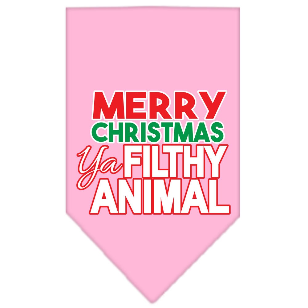 As You Wish Apparel – "Merry Christmas, Ya Filthy Animal" Pet Bandana
