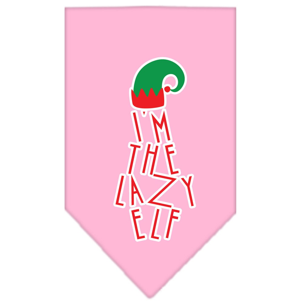 As You Wish Apparel – "Im The Lazy Elf" Christmas Pet Bandana