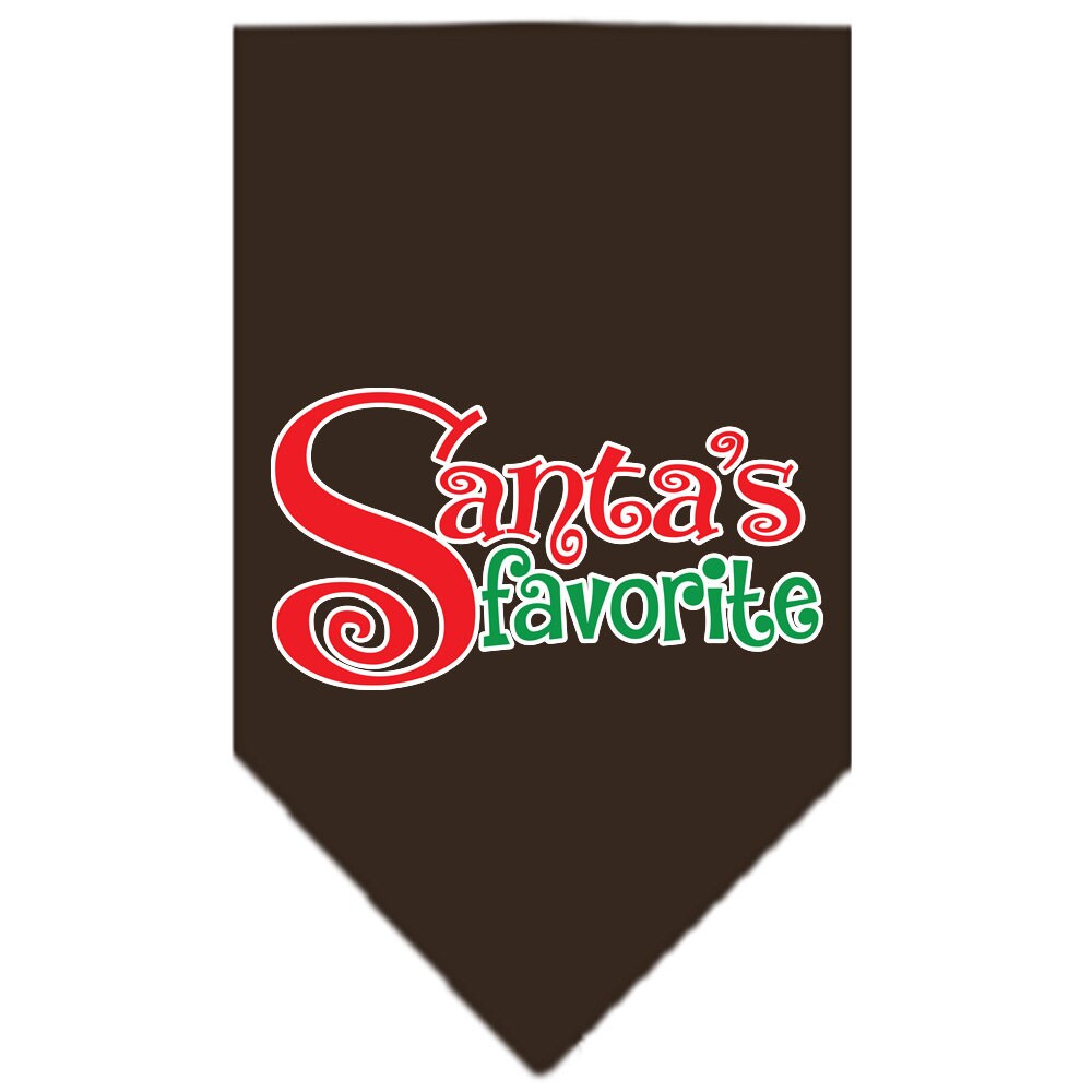 As You Wish Apparel – "Santas Favorite" Christmas Pet Bandana