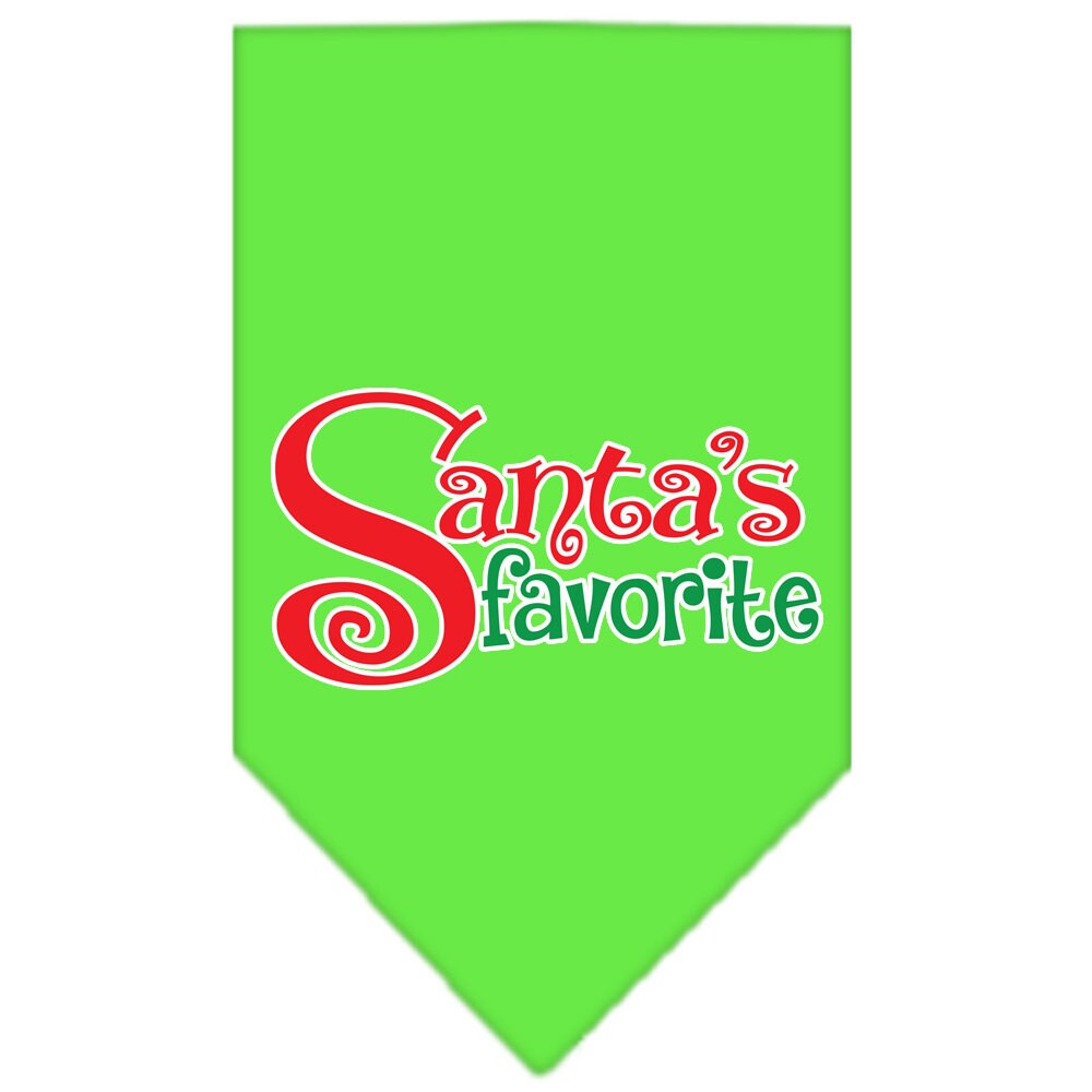 As You Wish Apparel – "Santas Favorite" Christmas Pet Bandana