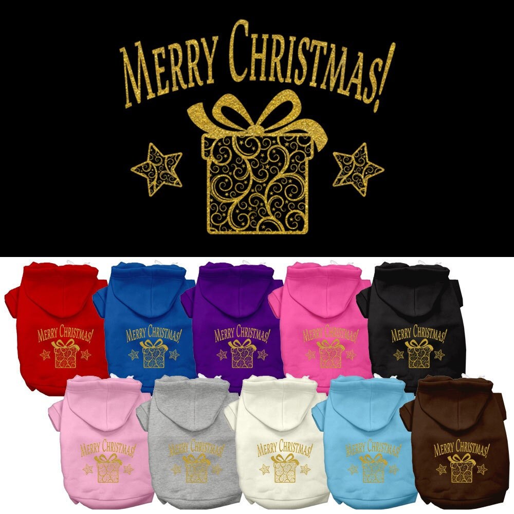 As You Wish Apparel – "Golden Christmas Present" Pet Hoodie
