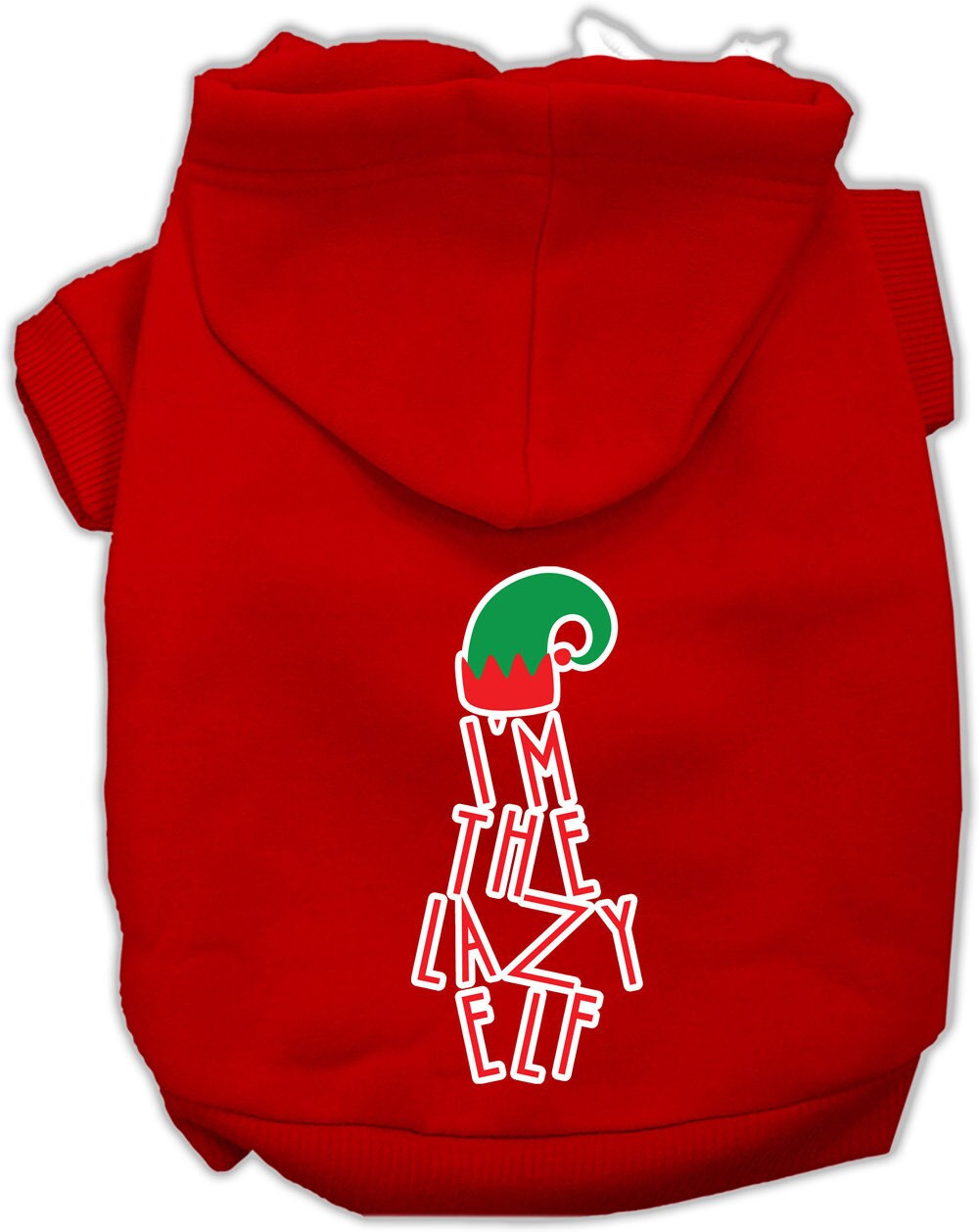 As You Wish Apparel – "Im The Lazy Elf" Christmas Pet Hoodie