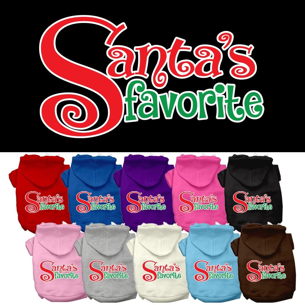 As You Wish Apparel – "Santas Favorite" Christmas Pet Hoodie