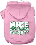 As You Wish Apparel – "Nice Until Proven Naughty" Christmas Pet Hoodie