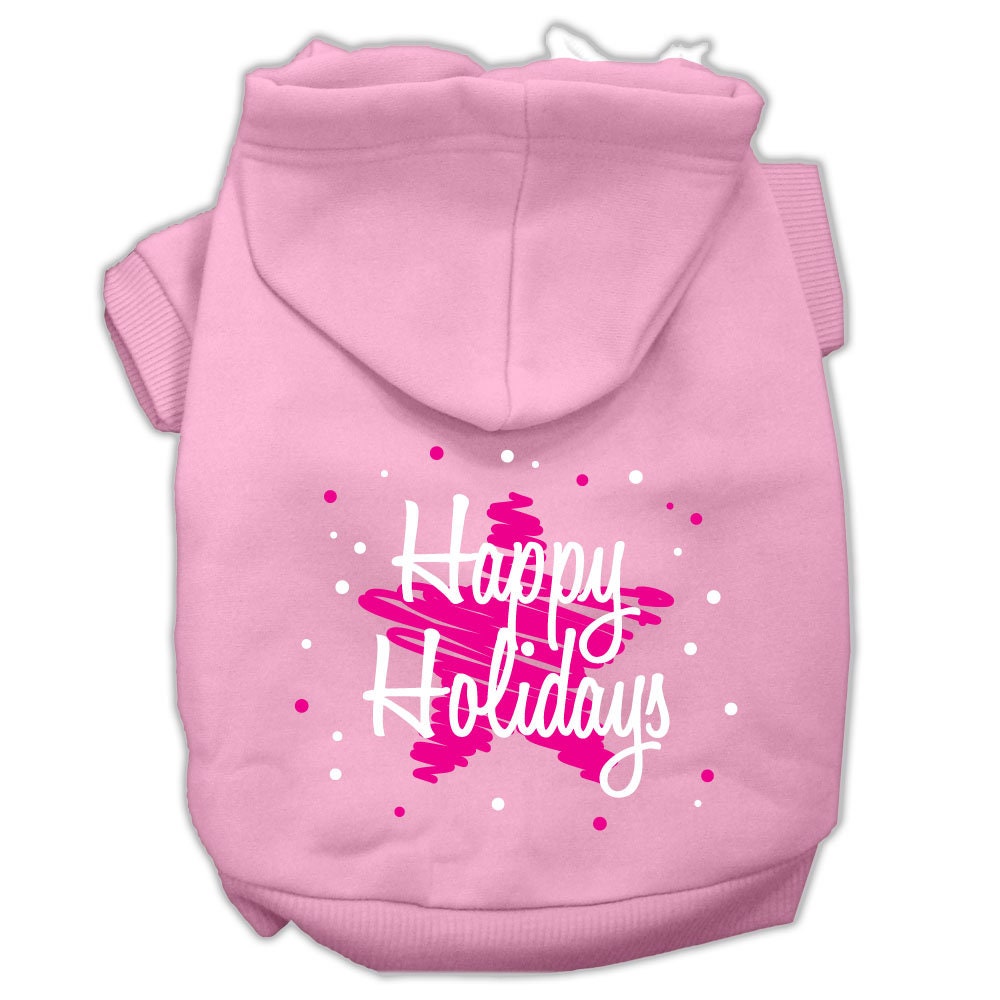 As You Wish Apparel – "Scribble Happy Holidays" Christmas Pet Hoodie