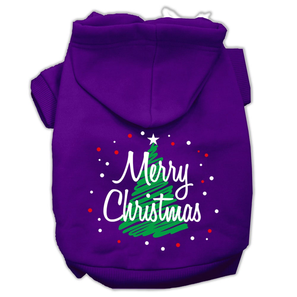 As You Wish Apparel – "Scribble Merry Christmas" Pet Hoodie