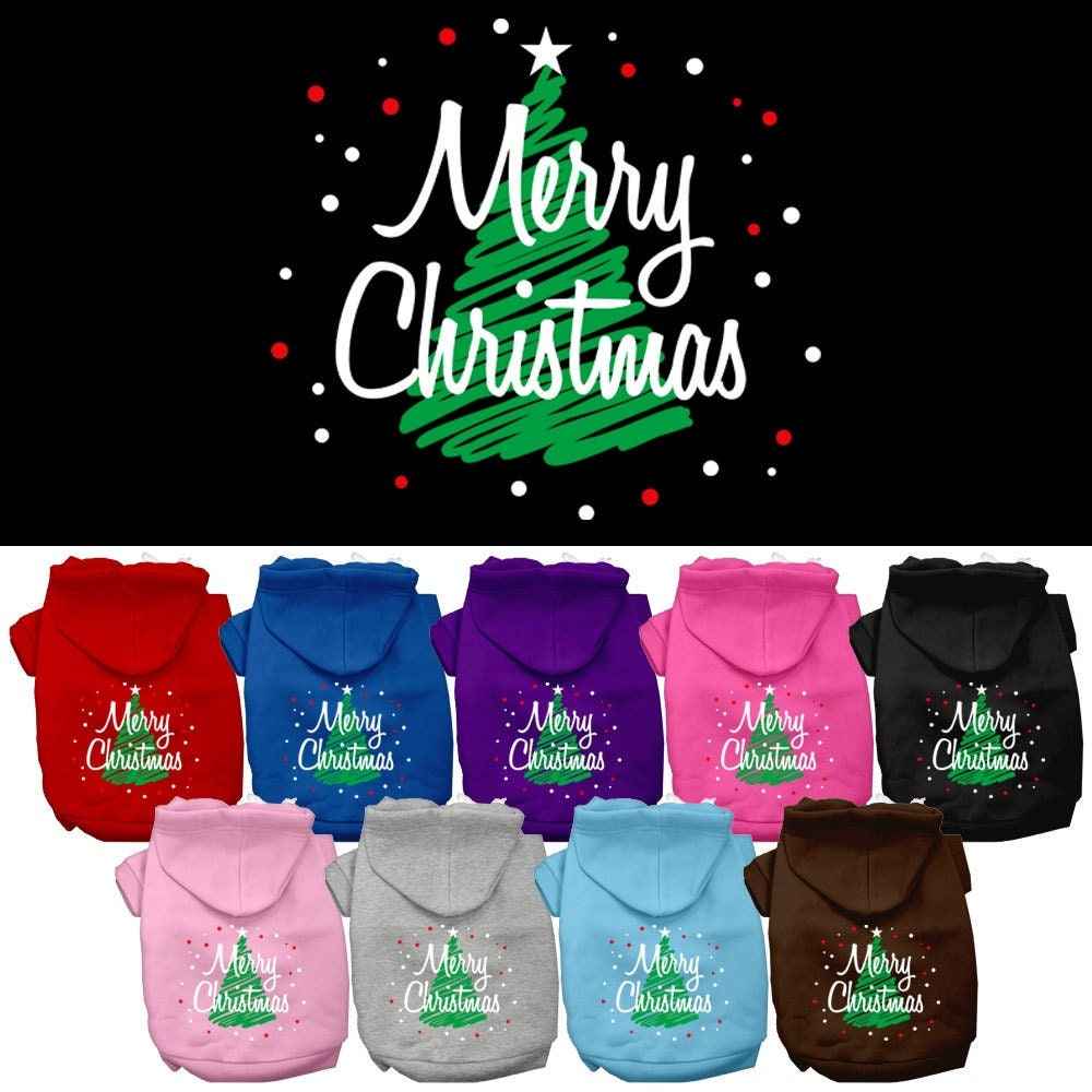 As You Wish Apparel – "Scribble Merry Christmas" Pet Hoodie