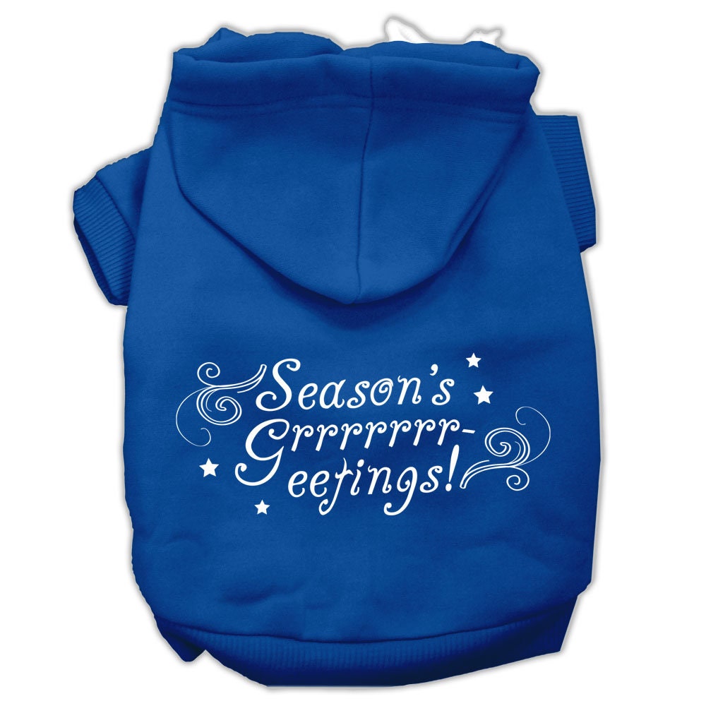 As You Wish Apparel – "Seasons Greetings" Christmas Pet Hoodie