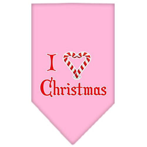 As You Wish Apparel – "I Heart Christmas" Pet Bandana