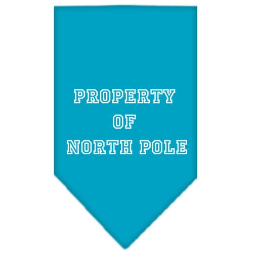 As You Wish Apparel – "Property Of North Pole" Christmas Pet Bandana