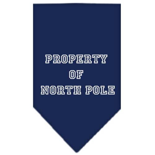 As You Wish Apparel – "Property Of North Pole" Christmas Pet Bandana