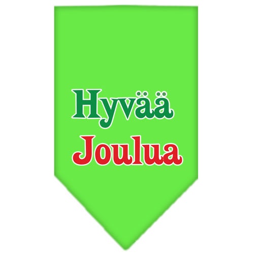 As You Wish Apparel – "Hyvää Joulua" Christmas Pet Bandana