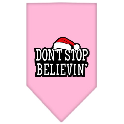 As You Wish Apparel – "Dont Stop Believin" Christmas Pet Bandana