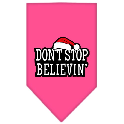 As You Wish Apparel – "Dont Stop Believin" Christmas Pet Bandana