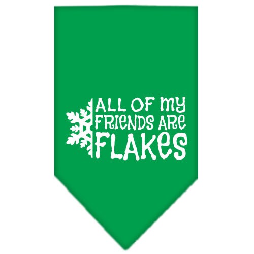 As You Wish Apparel – "All Of My Friends Are Flakes" Christmas Pet Bandana