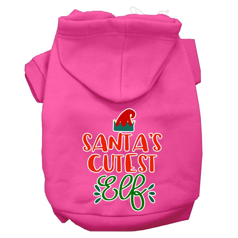 As You Wish Apparel – "Santas Cutest Elf" Christmas Pet Hoodie