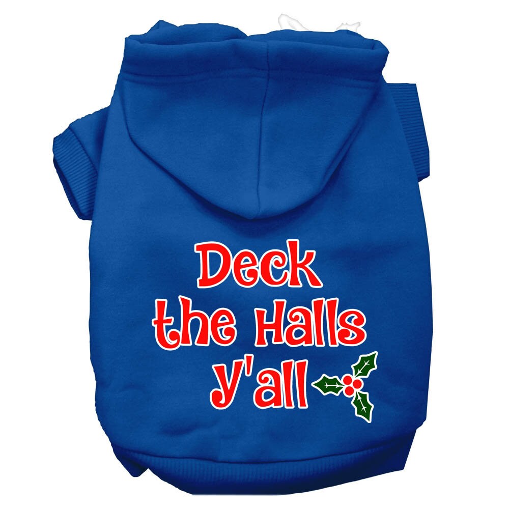 As You Wish Apparel – "Deck the Halls Yall" Christmas Pet Hoodie