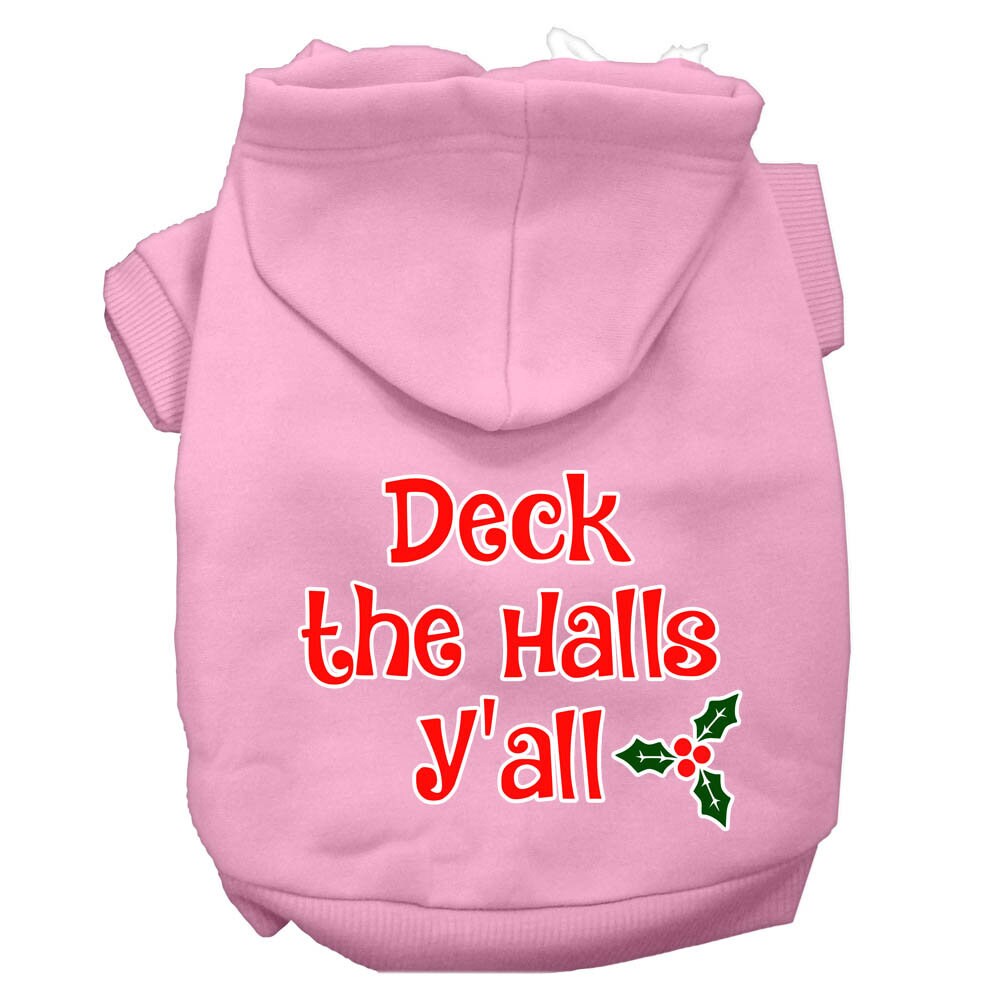 As You Wish Apparel – "Deck the Halls Yall" Christmas Pet Hoodie