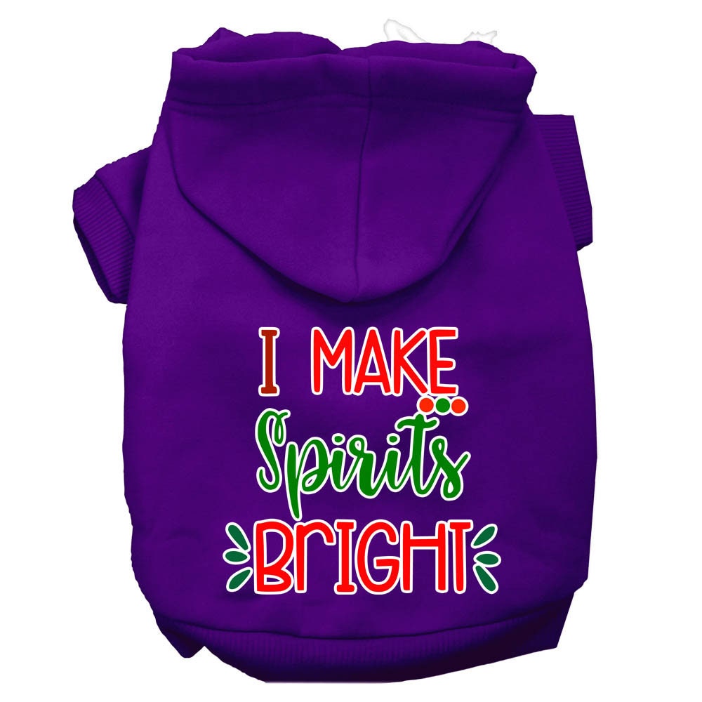 As You Wish Apparel – "I Make Spirits Bright" Christmas Pet Hoodie