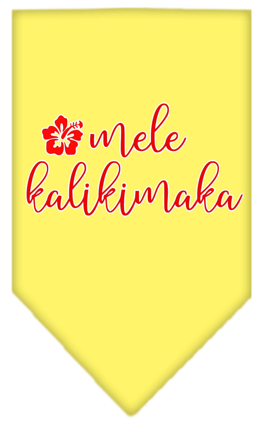 As You Wish Apparel – "Mele Kalikimaka" Christmas Pet Bandana
