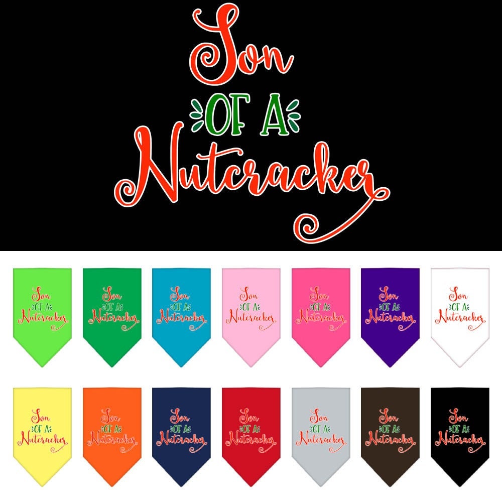 As You Wish Apparel – "Son Of A Nutcracker" Christmas Pet Bandana
