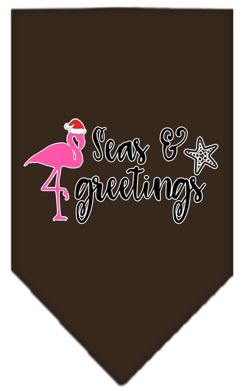 As You Wish Apparel – "Seas & Greetings" Christmas Pet Bandana