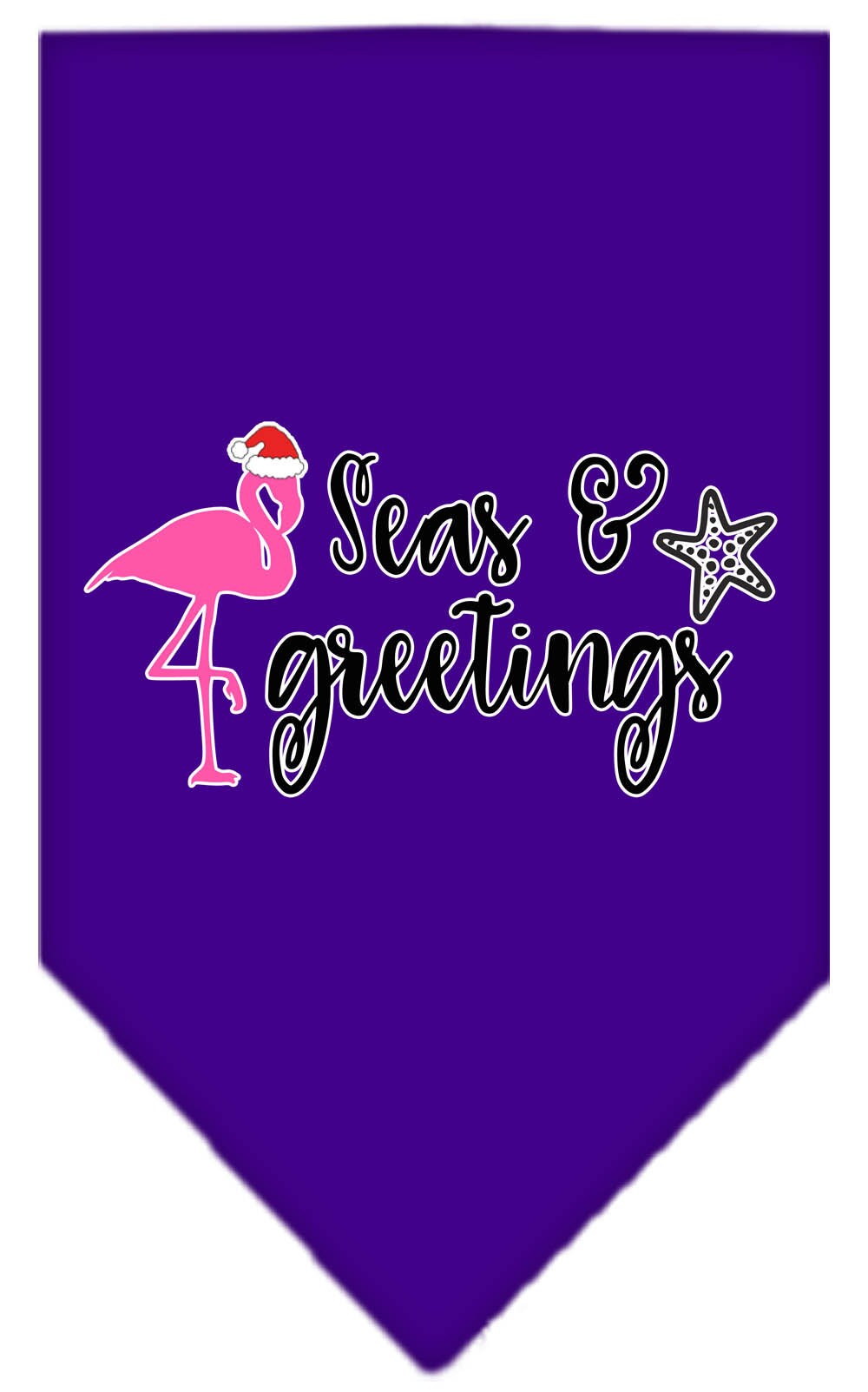 As You Wish Apparel – "Seas & Greetings" Christmas Pet Bandana